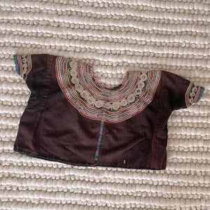 VINTAGE Guatemalan kids huipil ethnic embroider